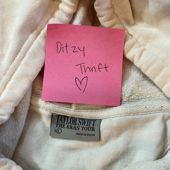 Taylor Swift Beige Eras Tour Hoodie - Picture 6 of 6